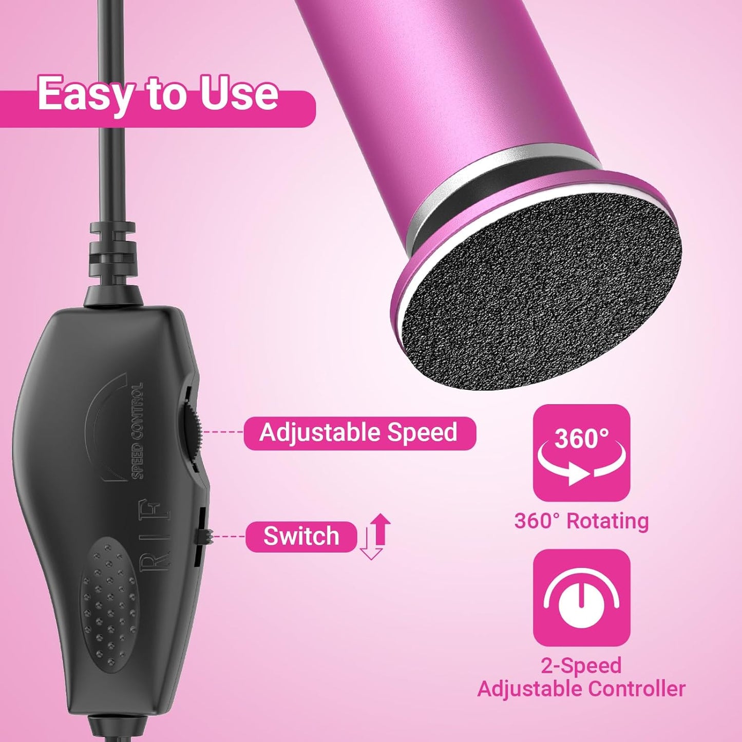 SmoothStep™ Foot care New Electric Callus Remover